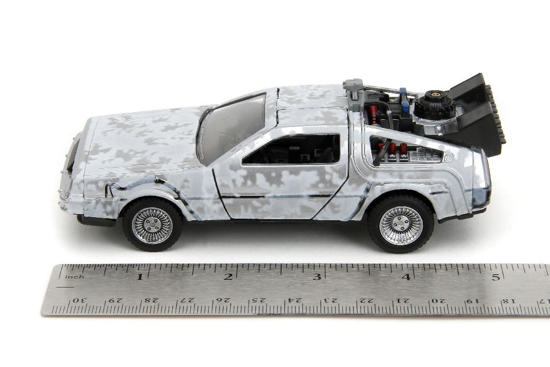 1/32 "Hollywood Rides" Back To The Future Time Machine - Frost Version