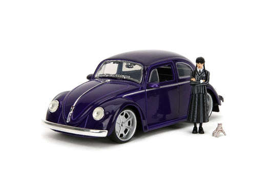 1/24 "Hollywood Rides" 1959 VW Beetle w/ Wednesday Addams