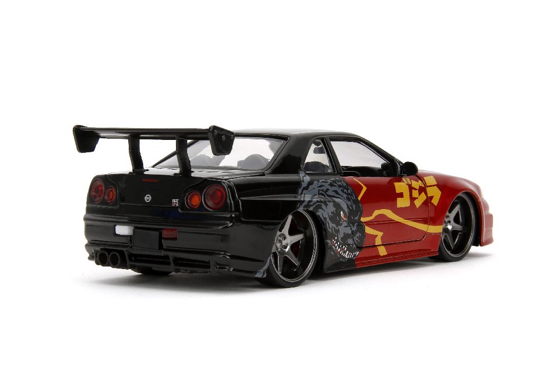 1/24 "Hollywood Rides" Godzilla 2002 Skyline GT-R (R34)