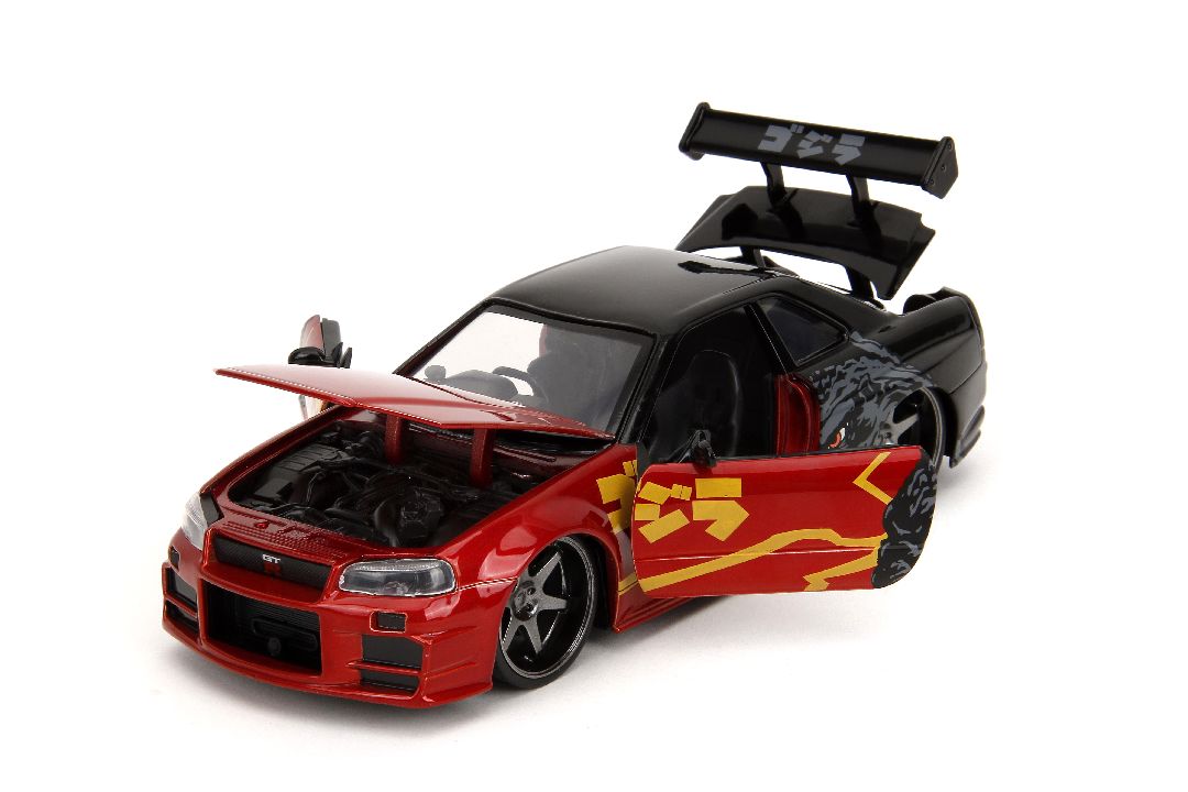 1/24 "Hollywood Rides" Godzilla 2002 Skyline GT-R (R34)
