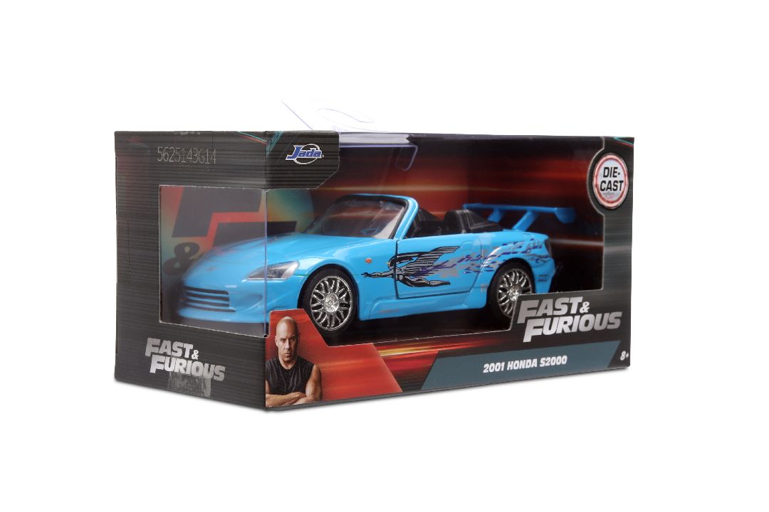 1/32 "Fast & Furious" 2001 Honda S2000 (REMIX) glossy blue