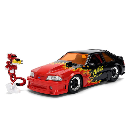 1/24 "Hollywood Rides" - 1989 Ford Mustang GT w/Chester (Flaming Hot)
