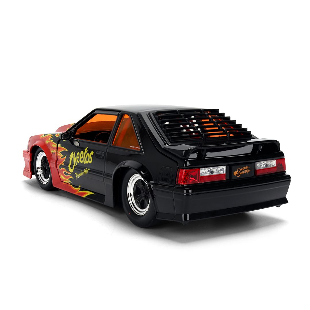 1/24 "Hollywood Rides" - 1989 Ford Mustang GT w/Chester (Flaming Hot)