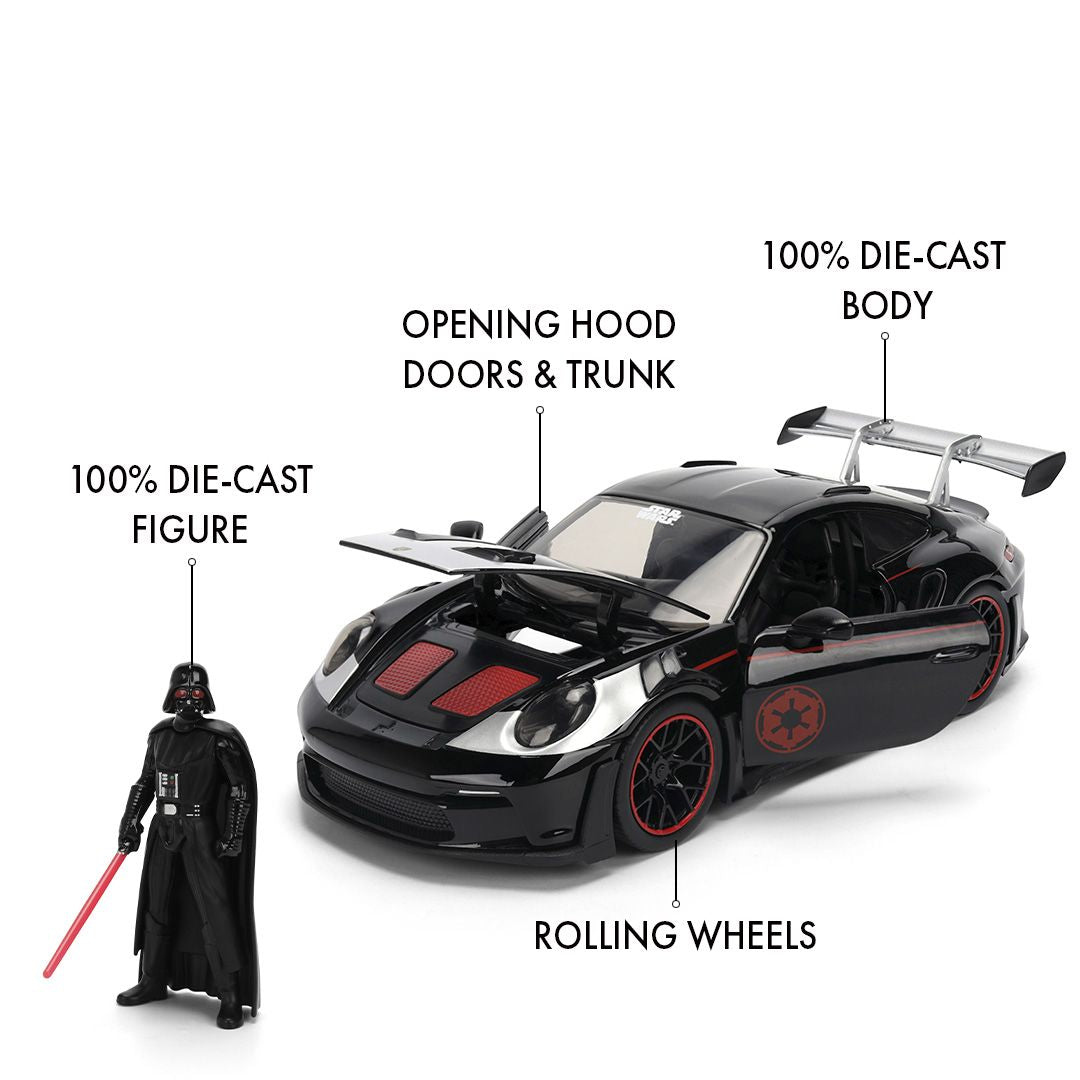 1/24 "Hollywood Rides" - Star Wars - Porsche 911 GT3 RS w/DARTH VADER