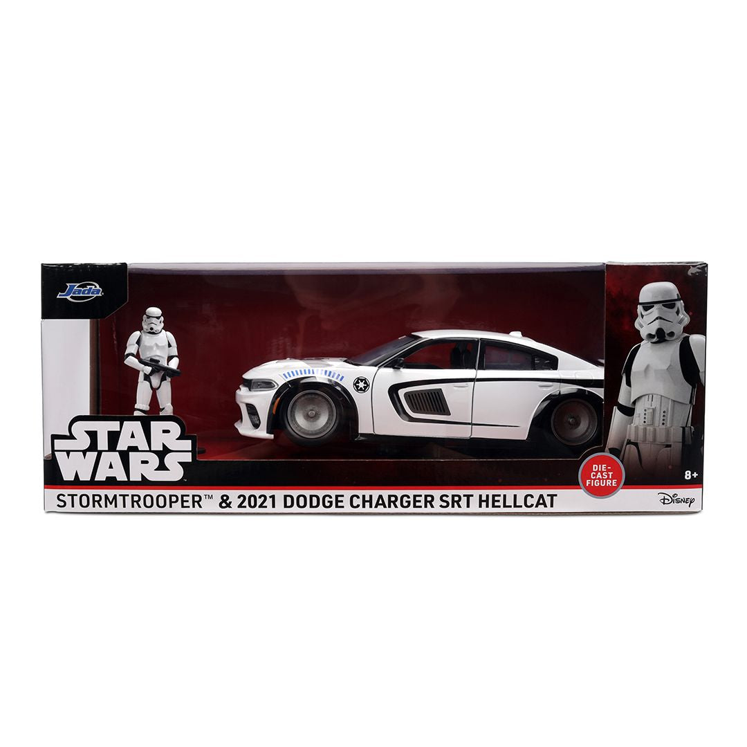1/24 "Hollywood Rides" - Star Wars - 2015 Dodge Challenger Hellcat w/STORMTROOPER