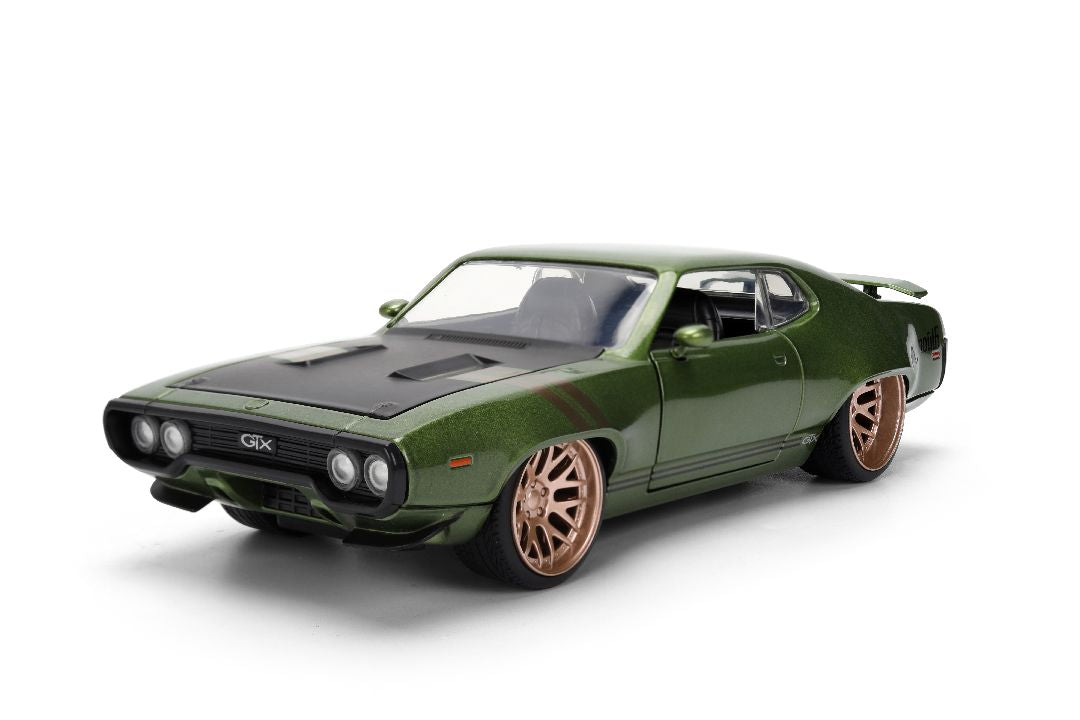 1/24 "BIGTIME Muscle" 1972 Plymouth GTX - Metallic Dark Green