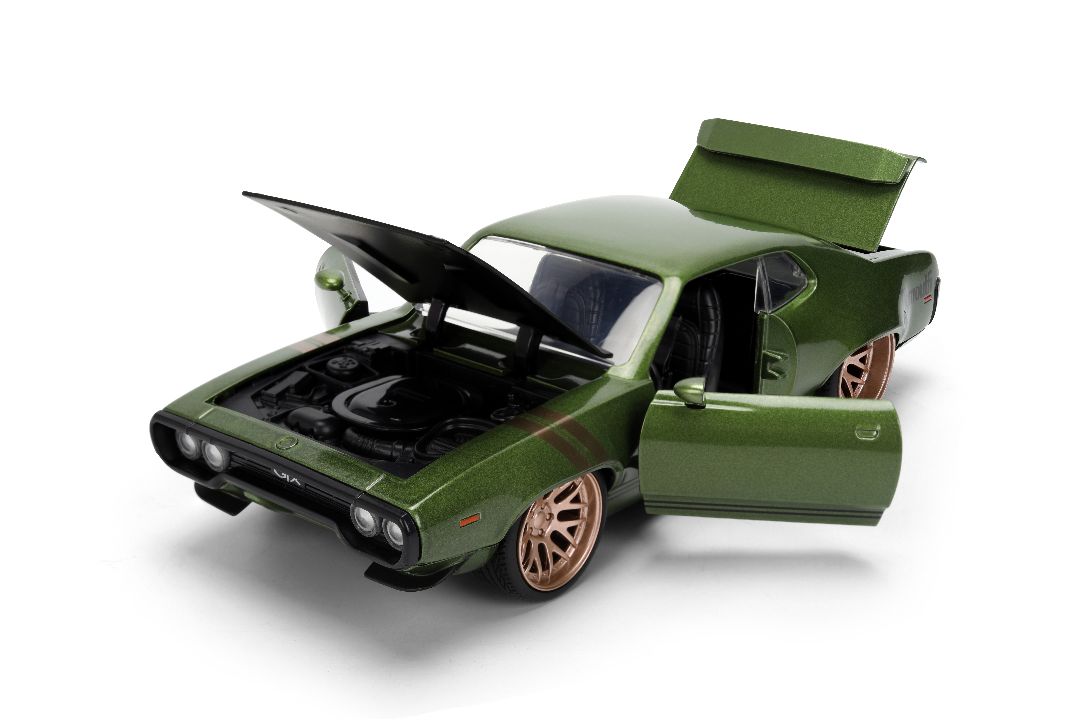 1/24 "BIGTIME Muscle" 1972 Plymouth GTX - Metallic Dark Green