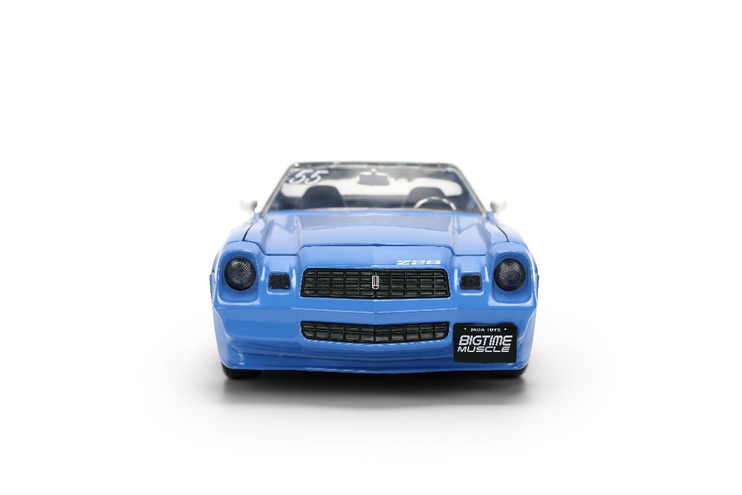 1/24 "BIGTIME Muscle" 1979 Chevy Camaro Highway Drag - Glossy Blue White