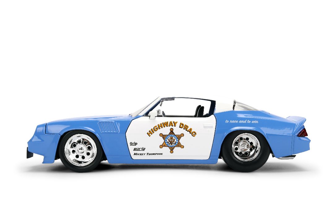 1/24 "BIGTIME Muscle" 1979 Chevy Camaro Highway Drag - Glossy Blue White