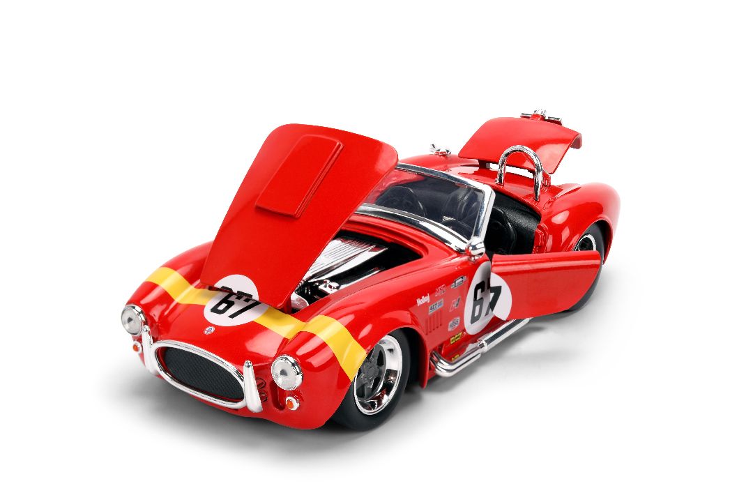 1/24 "BIGTIME Muscle" 1967 Shelby Cobra 427 S/C - Glossy red