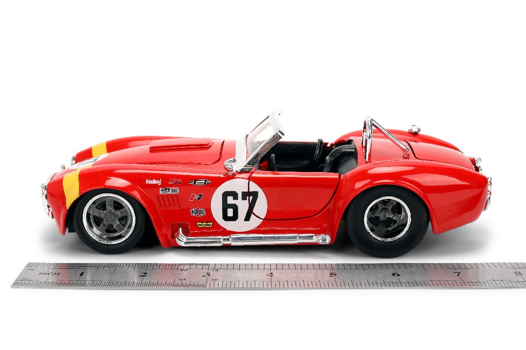 1/24 "BIGTIME Muscle" 1967 Shelby Cobra 427 S/C - Glossy red