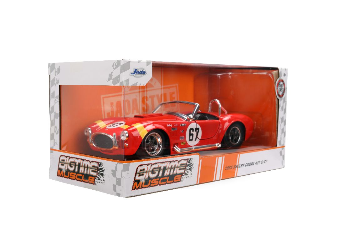 1/24 "BIGTIME Muscle" 1967 Shelby Cobra 427 S/C - Glossy red