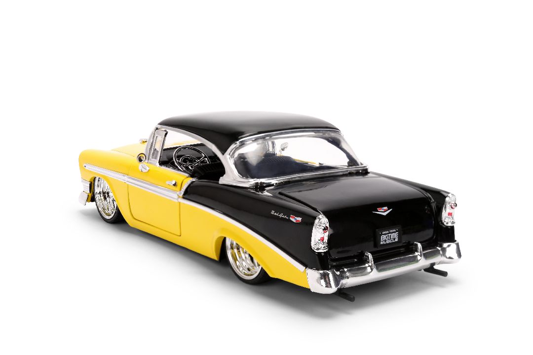 1/24 "BIGTIME Muscle" 1956 Chevy Bel Air - Yellow-Black