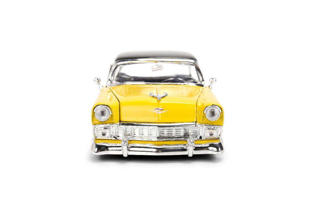 1/24 "BIGTIME Muscle" 1956 Chevy Bel Air - Yellow-Black