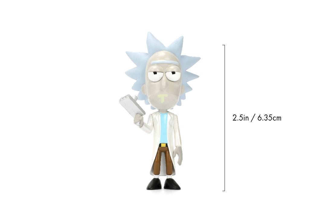 2.5" Metalfigs - Rick and Morty 4-Pack