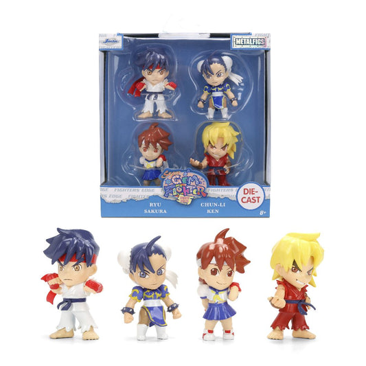 2.5" Metalfigs - GEM Street Fighter 4-Pack