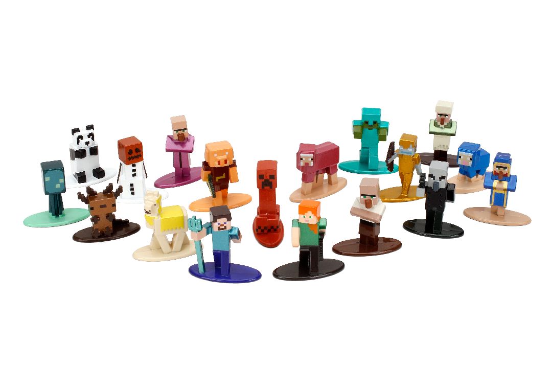 1.65" Nano Metalfigs - Minecraft 18-Pack
