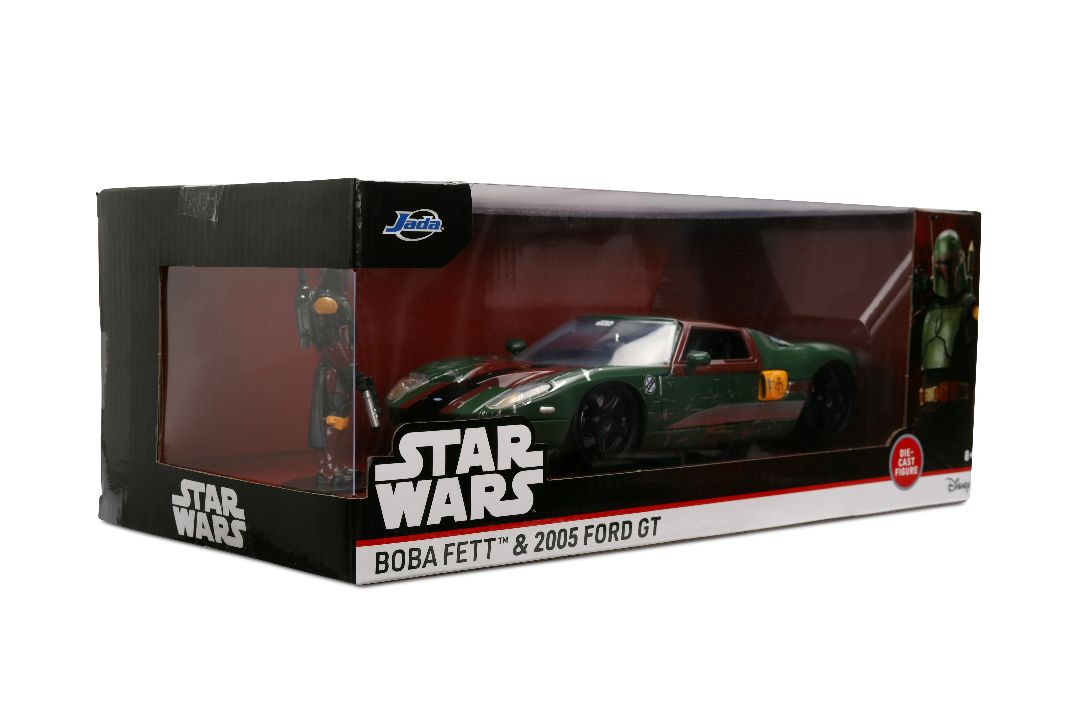 1/24 "Hollywood Rides" - 2005 Ford GT w/Boba Fett