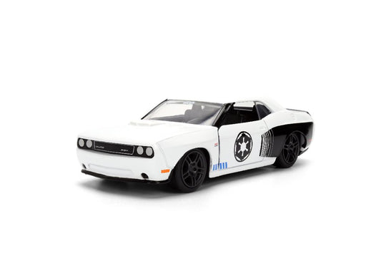 1/32 "Hollywood Rides" - Star Wars - 2012 Dodge Challenger (STORM TROOPER THEME)