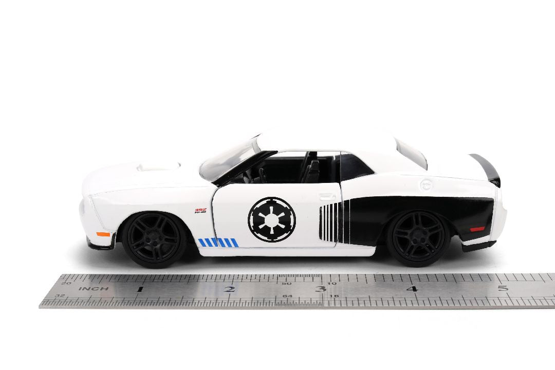 1/32 "Hollywood Rides" - Star Wars - 2012 Dodge Challenger (STORM TROOPER THEME)