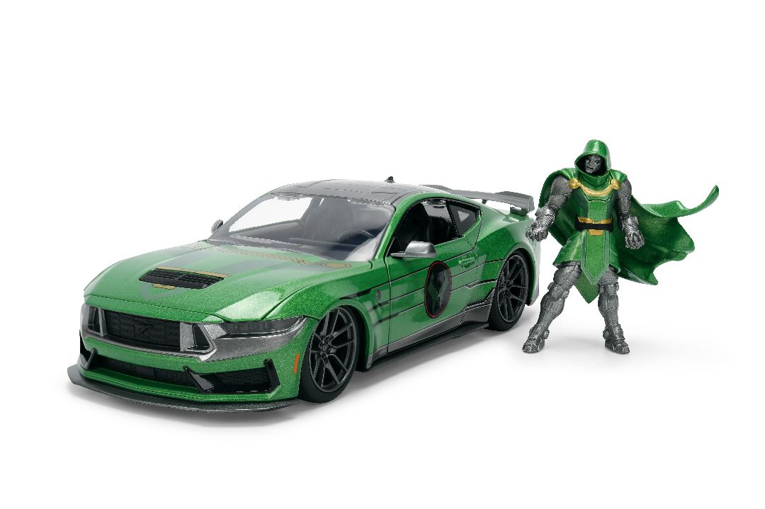 1/24 "Hollywood Rides" - 2024 Ford Mustang Dark Horse w/ Dr. Doom