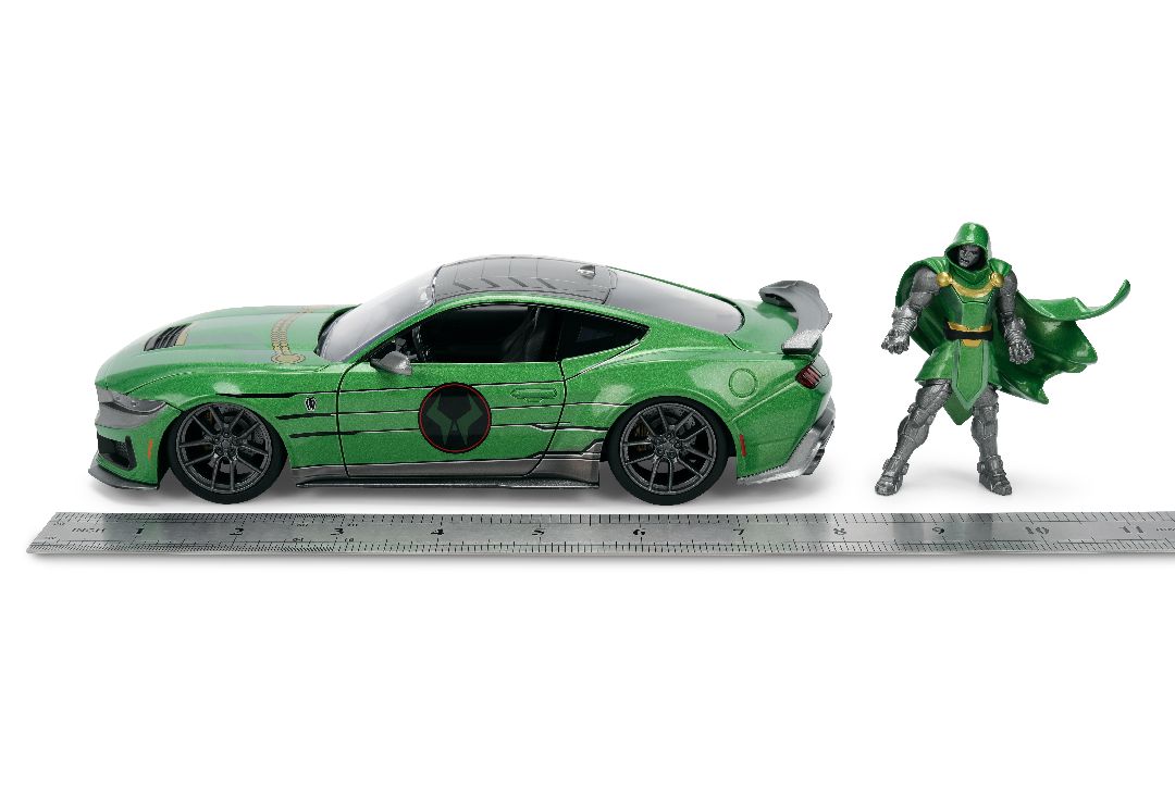 1/24 "Hollywood Rides" - 2024 Ford Mustang Dark Horse w/ Dr. Doom