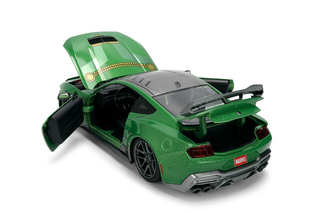 1/24 "Hollywood Rides" - 2024 Ford Mustang Dark Horse w/ Dr. Doom