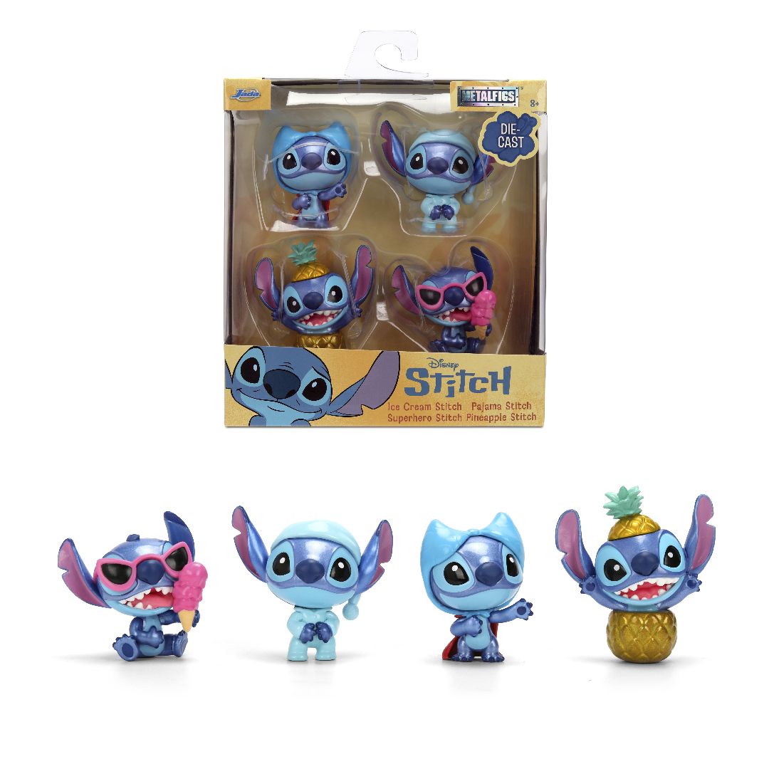 2.5" Metalfigs Stitch wave 3 4-Pack