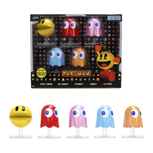 2.5" Metalfigs - PAC-MAN 5-Pack