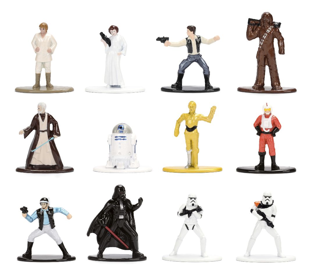 1.65" Nano Metalfigs Star Wars: 12-Pack W1