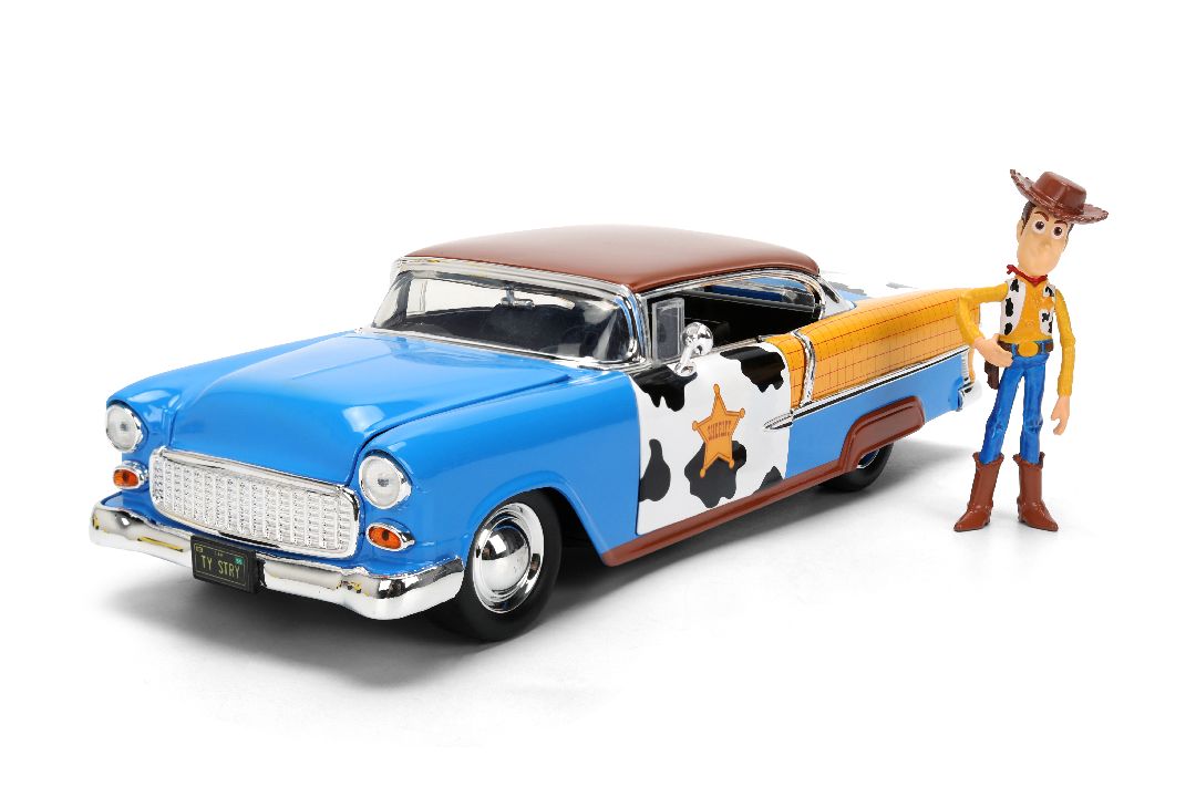1/24 "Hollywood Ride" Disney 1955 Chevy Bel Air w/ Woody Figure