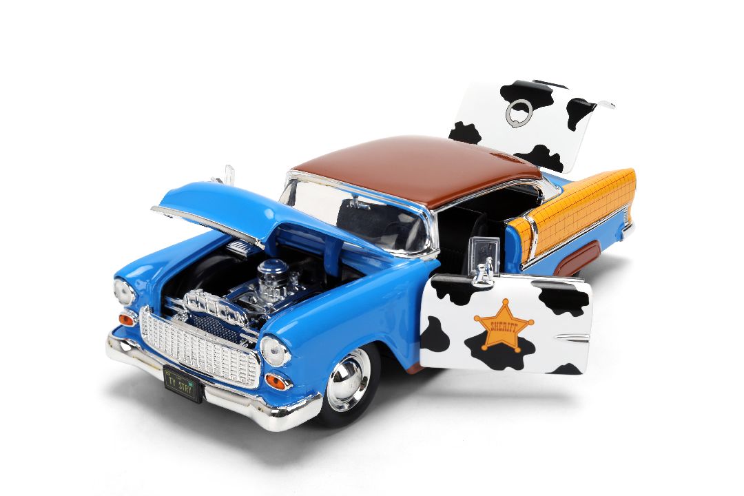 1/24 "Hollywood Ride" Disney 1955 Chevy Bel Air w/ Woody Figure