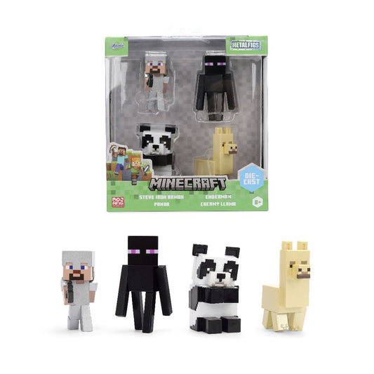 2.5" Metalfigs - Minecraft 4-Pack Wave 6