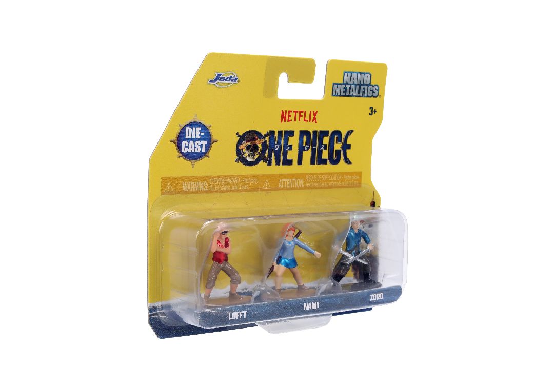 1.65" Nano Metalfigs - NETFLIX - ONE PIECE 3-Pack