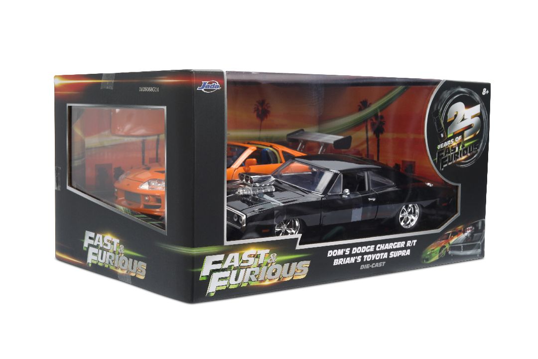 1/24 "Fast and Furious 25th" Dom & Brian Twin Pack