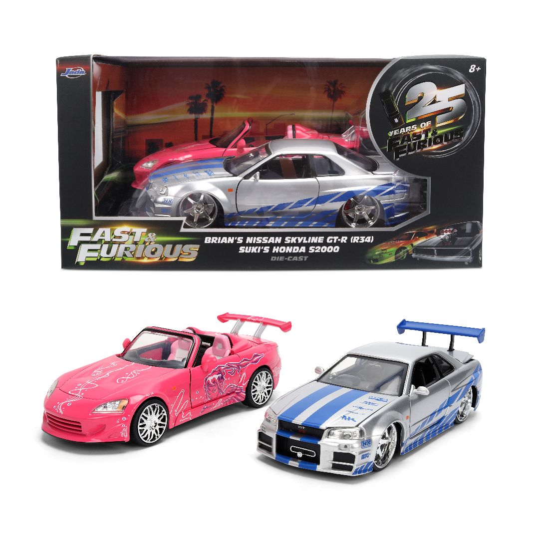 1/24 "Fast and Furious 25th" Brian & Suki Twin Pack