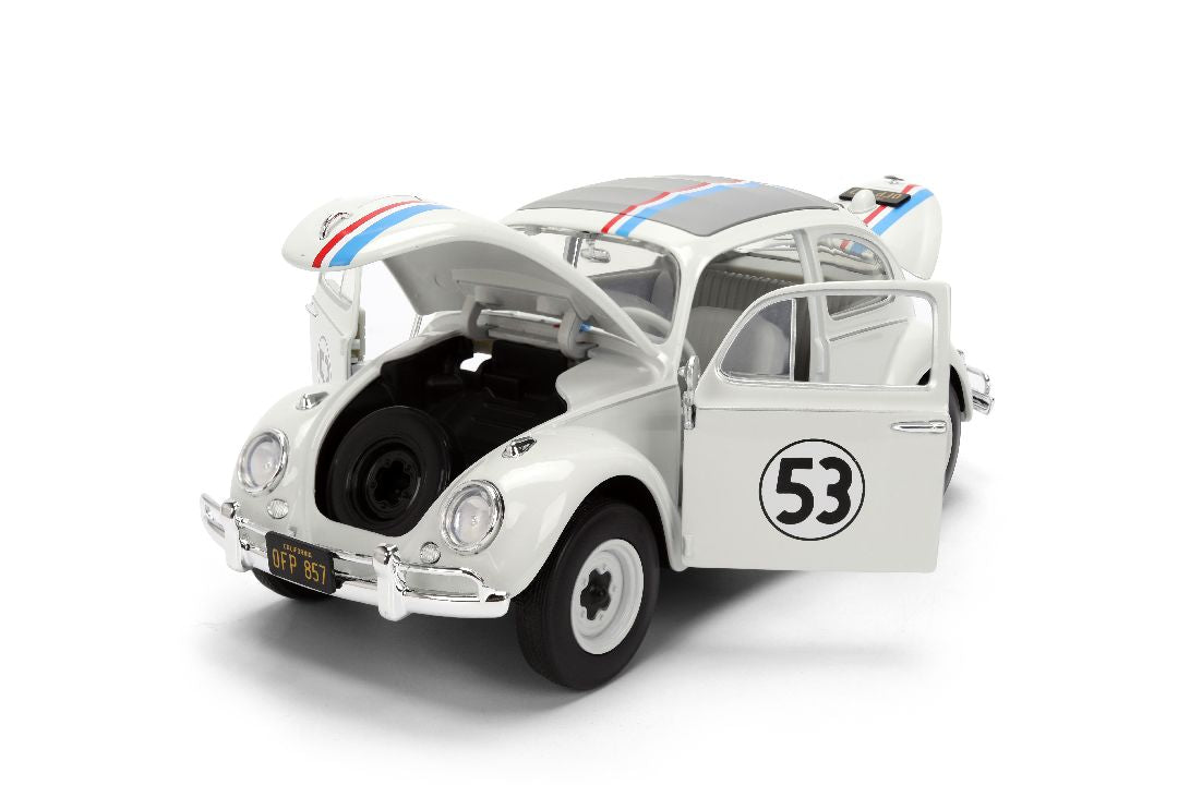 1/24 "Hollywood Rides" - VW Beetle Herbie The Love Bug w/Tire Rack