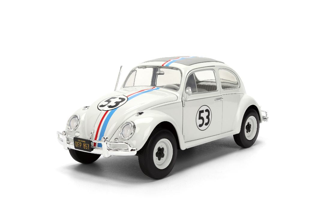 1/24 "Hollywood Rides" - VW Beetle Herbie The Love Bug w/Tire Rack