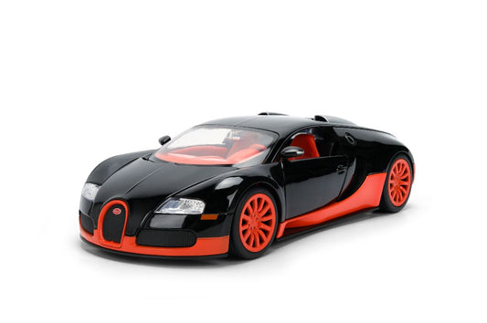 1/24 HYPERSPEC - 2011 Bugatti Veyron - Black/Orange