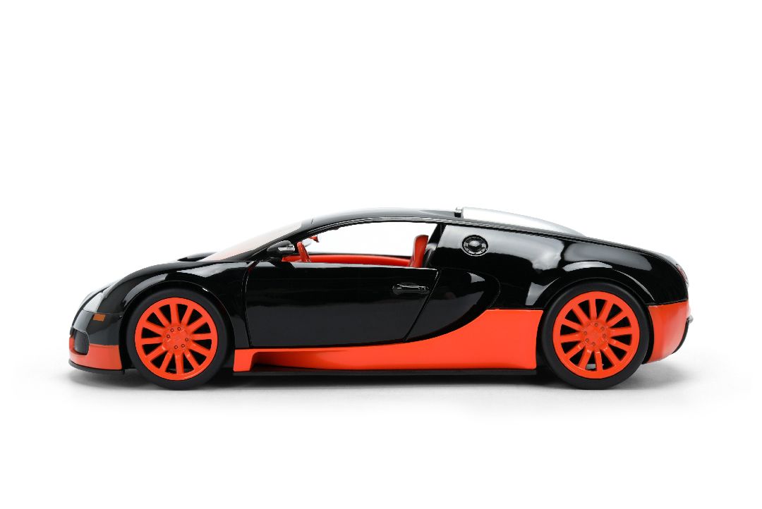 1/24 HYPERSPEC - 2011 Bugatti Veyron - Black/Orange