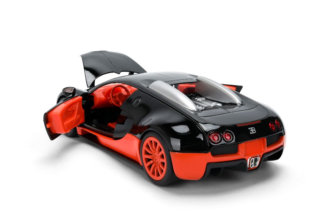 1/24 HYPERSPEC - 2011 Bugatti Veyron - Black/Orange