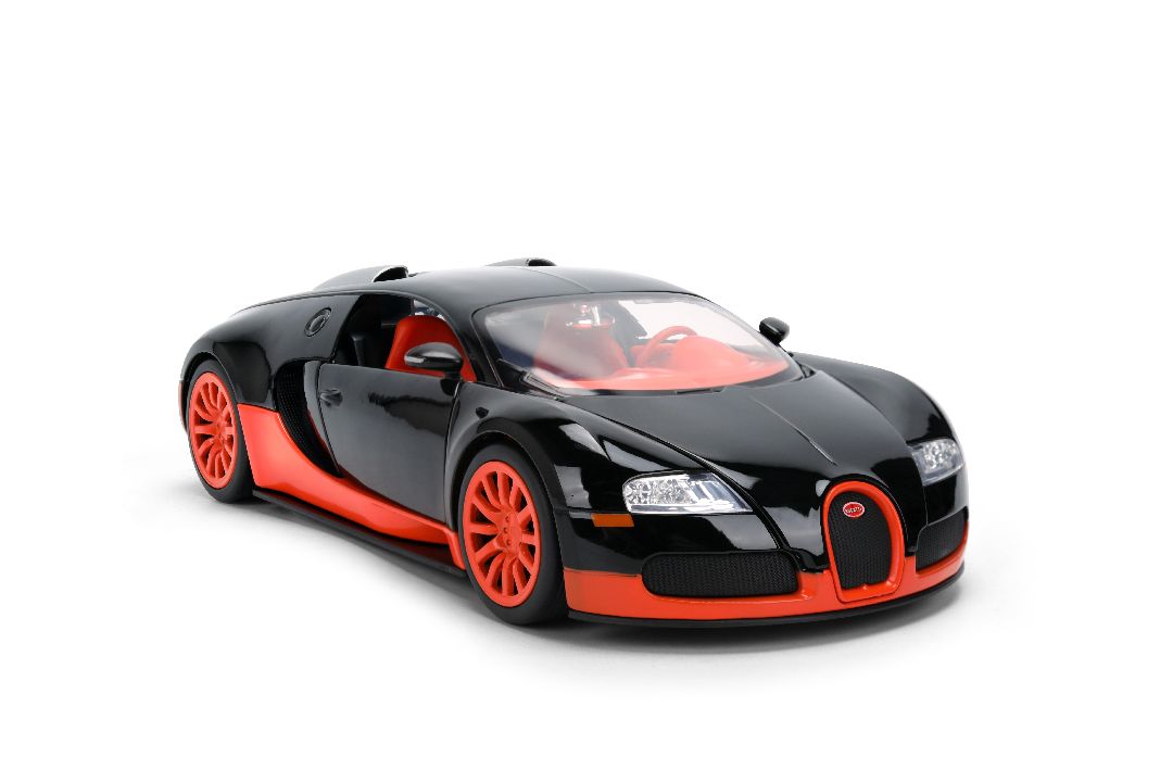 1/24 HYPERSPEC - 2011 Bugatti Veyron - Black/Orange