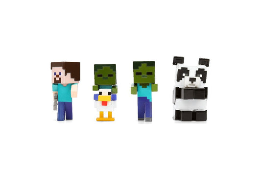 2.5" Metalfigs - Minecraft Wave 7 - 4 Pack