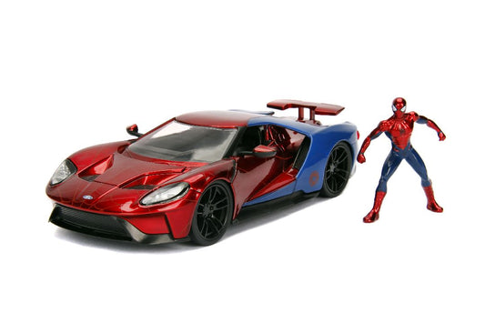 1/24 "Hollywood Rides" - Marvel 2017 Ford GT w/Spider-Man