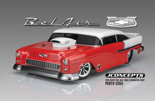 1955 Chevy Bel Air, Drag Race Clear Body