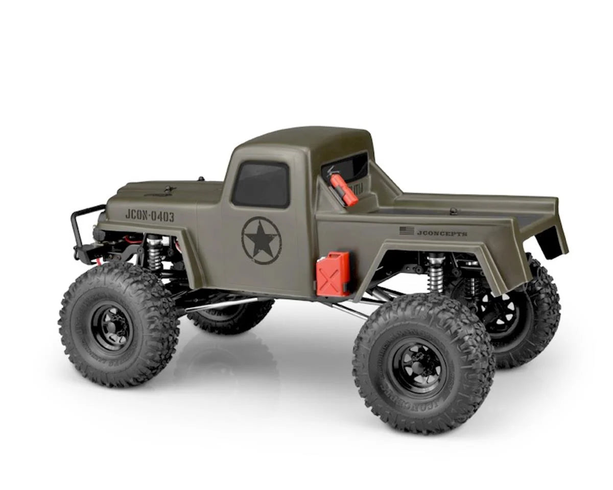 JCI Creep 12.3" Rock Crawler Body (Clear)