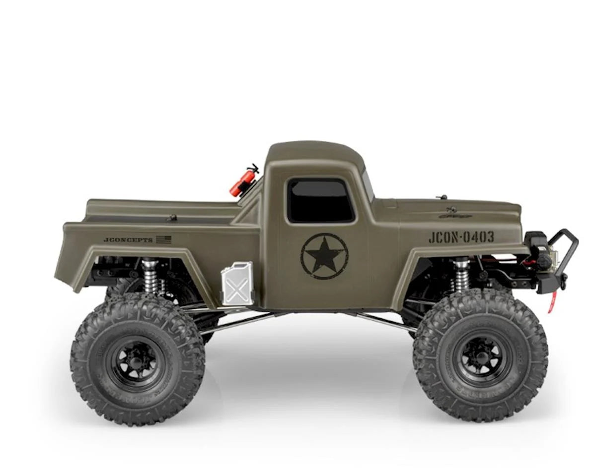 JCI Creep 12.3" Rock Crawler Body (Clear)
