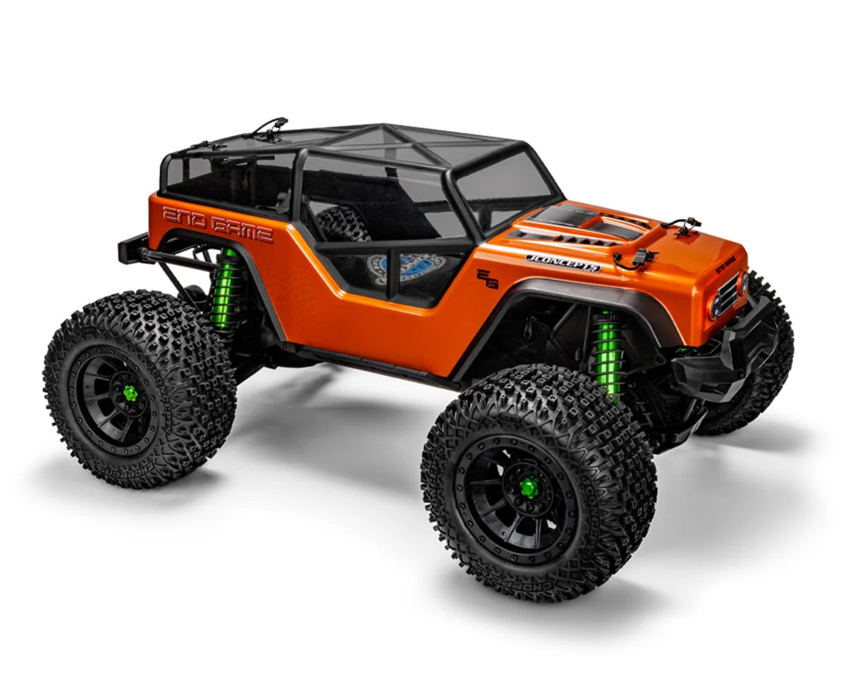 End Game Safari Monster Truck Body for X-Maxx (Clear) (Pre-Trimmed) w/Body Mount Set