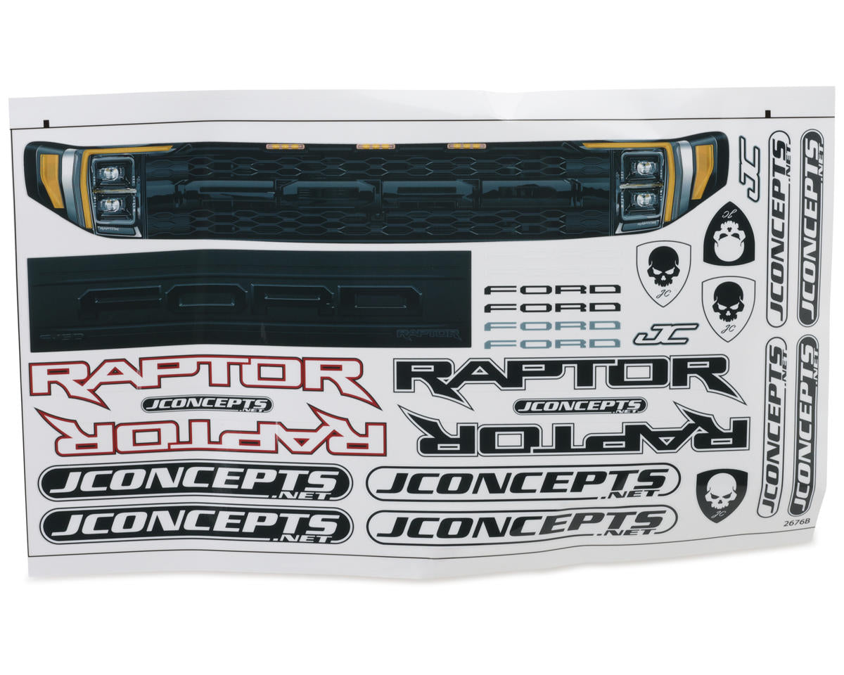 2023 Ford Raptor Monster Truck Pre-Trimmed Body for X-Maxx (Clear)
