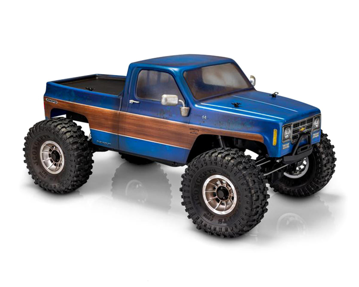 1978 "Tucked" Chevy K10 Rock Crawler "Pre-Trimmed" Body (Clear) (12.3")